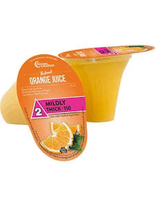 Dysphagia Food Suppliments: Orange Juice Thickened