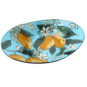 Giftware: Glass Oval Bowl