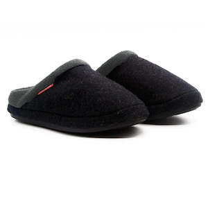 Slippers: Archline Orthotic Slippers, Charcoal Marl, Slip On