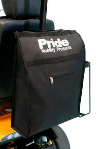 Pride Mobility Rear Bag with built in Cane & Crutch Holders