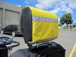 Mobility Scooter Accessories: Mobility Scooter Hi-Viz Headrest Cover