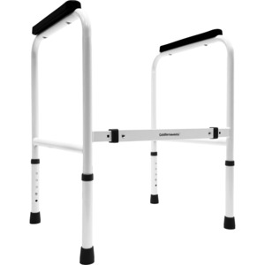 Toileting Aids: Fully Adjustable Freestanding Toilet Surround