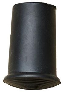 Walking Sticks: Rubber Replacement Cane Tip - Black (Multiple Sizes)