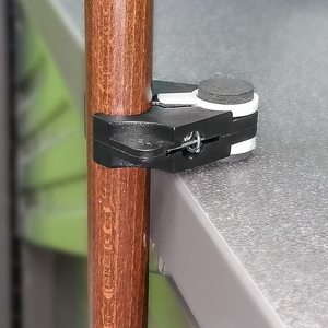 Cane Holder for Desk or Table - Clip-On Design to Keep Your Cane Upright