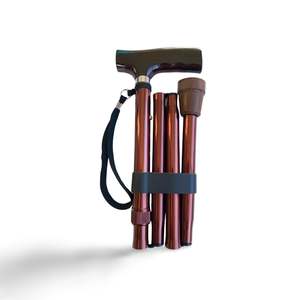 Folding Walking Stick - Bronze Colour