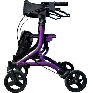 Walking Frames Indoor Everyday: X-Fold 'MINI' Rollator - Narrow Easy Fold Walker - Only 5.6kg!