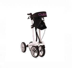 Lightweight Walkers Rollators Walking Frames Nz: Cubro Freiheit X4 Carbon Fibre Walking Frame NZ | Lightweight Premium Rollator 6.7kg with 9" wheels - Easier to lift, Smoother to Use
