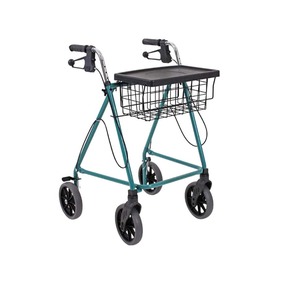 Pacer Walking Frame - 8" Wheels with Handbrakes