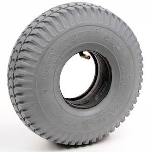 Tyre 10" (260/85 ,3.00 x 4) and Tube - Cross Tread - AMW NZ