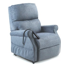 Monarch Power Lift Dual Motor Fabric Chair Sea Blue Colour