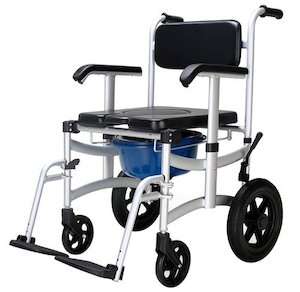 AMW Premium Wheelchair Commode and Shower Chair