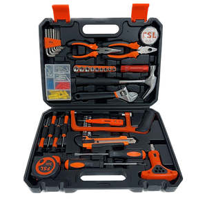 All: [AL4]FSL FSGJTZ-JG004-4 45 Pcs Household Multi-Function Hand Tool Box Complete Set