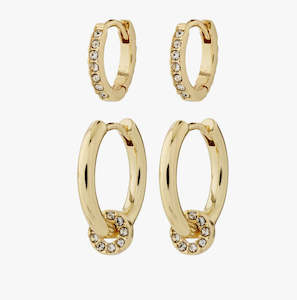Accessories: PILGRIM - Scottie Earrings (Gold)