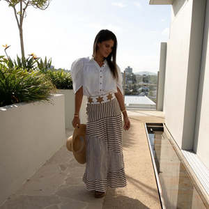 New: LUONI - Simone Skirt (Pecan Brown)