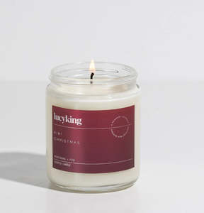 LUCY KING - Medium Candle (Kiwi Christmas)
