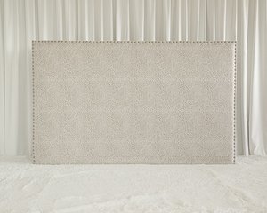 Products: Plain Headboard with Hit and Miss Nailing on Outside Edge - Modern Chair