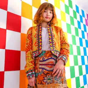 Jacket: One of a Kind Orange Waistcoat (M)