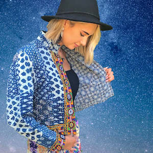 One of a Kind Blue Waistcoat (S - M)