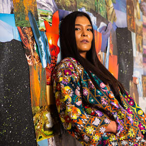 One-of-a-Kind, Recycled, Reversible Kimono (S - L)