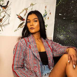 Festival: One-of-a-Kind, Recycled Coat (S - M)