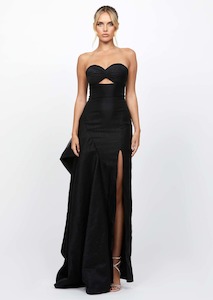 Products: Glitter Organza Strapless Gown B7924L