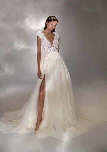 Flowing A-Line Wedding Dress