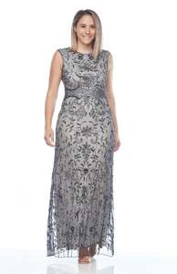 Stunning Hand Beaded Evening/ Blacktie Gown in Fit & Flare Silhouette ZBDR6