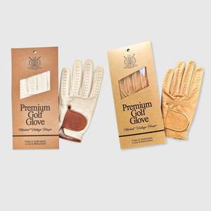 Fathers Day Gift Guide: PRO Cream & Tan Cabretta Leather Golf Gloves (2 Pack)