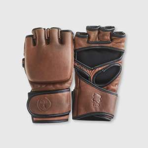 PRO Heritage Brown Leather MMA Gloves