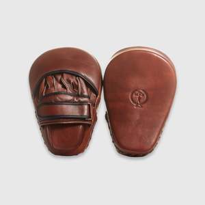 Boxing Gifts: PRO Heritage Brown Leather Focus Pads 2.0