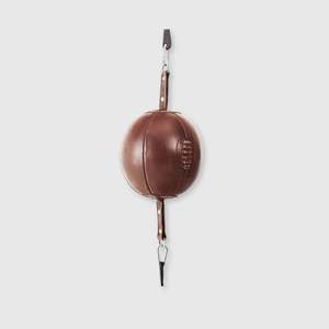Boxing Gifts: PRO Heritage Brown Leather Boxing Speed Ball, Double End