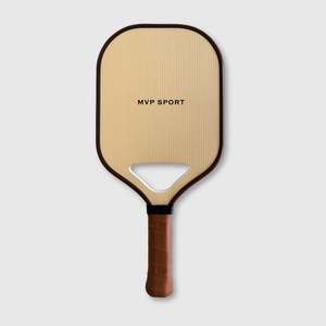 PRO Cream / Brown Pickleball Racquet