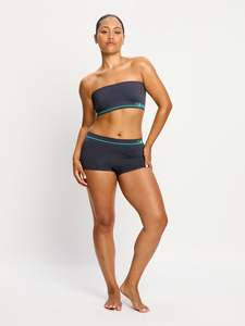 SmileyWorld® | Modibodi Seamless Boyshort Moisture Wicking Steel