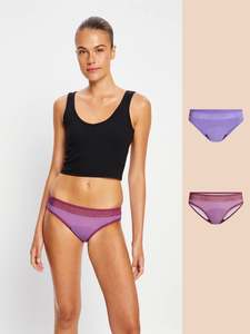 Sensual: Light & Lacey Sensual Bikini 2 Pack