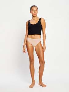 Classic Bikini Moderate Cashew