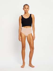 Light Absorbency: Classic Full Brief Light Cashew