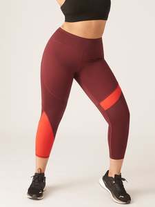 Puma X Modibodi 7/8 Active Legging Moderate Aubergine/Burnt red