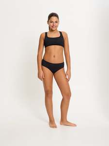 Teen Swimwear: Teen Swimwear Bikini Brief Light Black