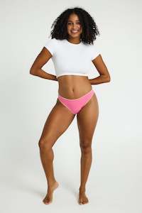 Light Moderate Absorbency: Lola Cheeky Brief Light-Moderate Carnation Pink