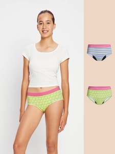 Moderate Absorbency: Teen Period-Ready Boyleg Besties 2 Pack