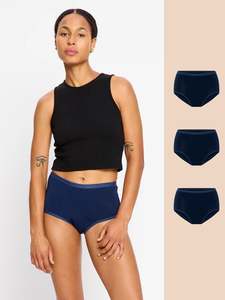 For The Sleeping Beauty: Classic Full Brief Super Night Sky Blue 3 Pack