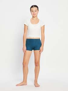 Seamfree: Teen Seamfree Boyshort Moderate Mallard Blue