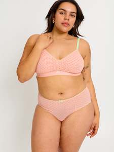 Bras Tops: Boudoir Bralette Bud Pink