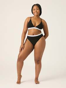 Bras Tops: Basic Triangle Bralette Black