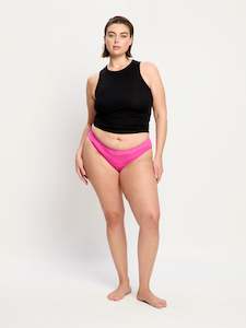 Sensual: Cassia V Cheeky Brief Light Electric Fuchsia 3 Pack