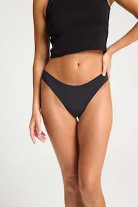 Seamfree Thong Light Black