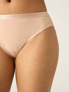 Perspiration: Classic Bikini Moisture Wicking Beige