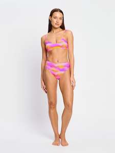 Women: Swimwear Sunset Hi-Leg Bottom Light Hazy Pink