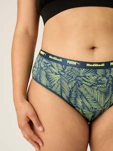 Puma X Modibodi Active Printed Classic Brief Moderate Palm Green