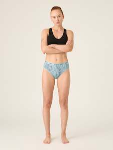 Puma X Modibodi Active Printed Classic Brief Moderate Palm Blue